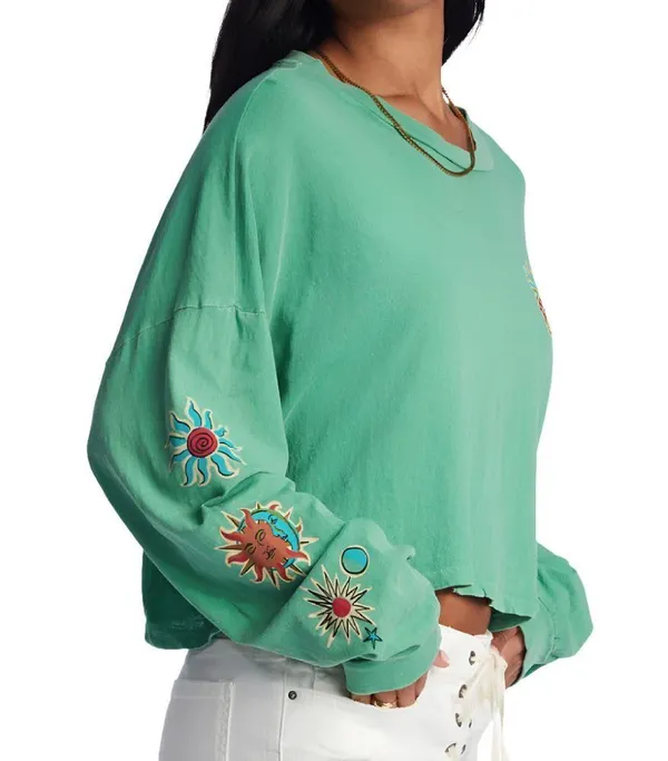 Billabong Crop Long Sleeve Shirt - Image 2