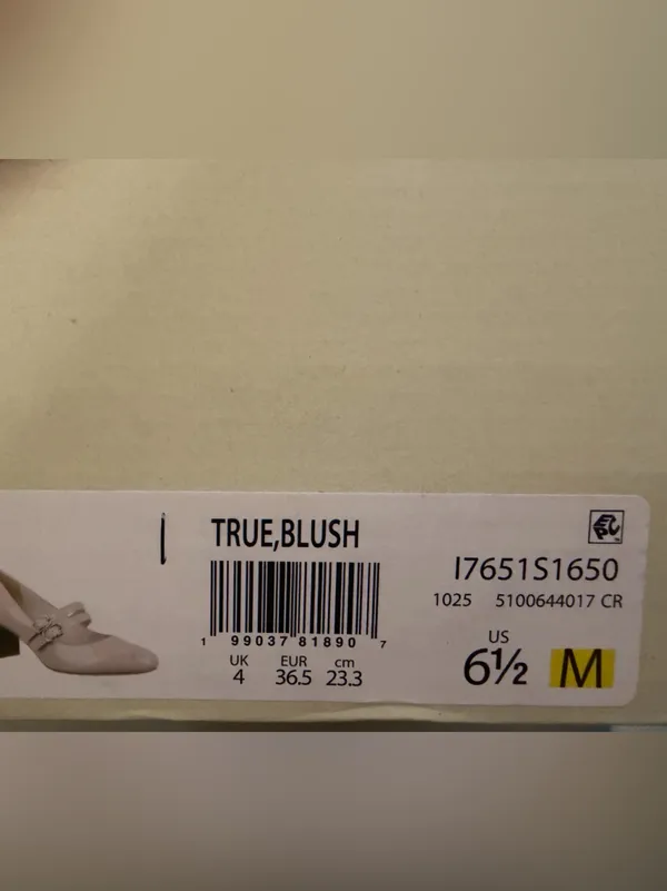 LifeStride True Women’s blush Patent Mary Jane Pumps heels Size 6.5 - Image 6
