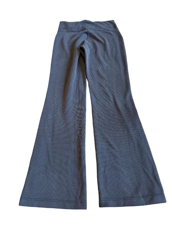 Lululemon Ribbed Zip Flared Pants Brushed Softstreme Athletic Size 8 Women's - Image 9