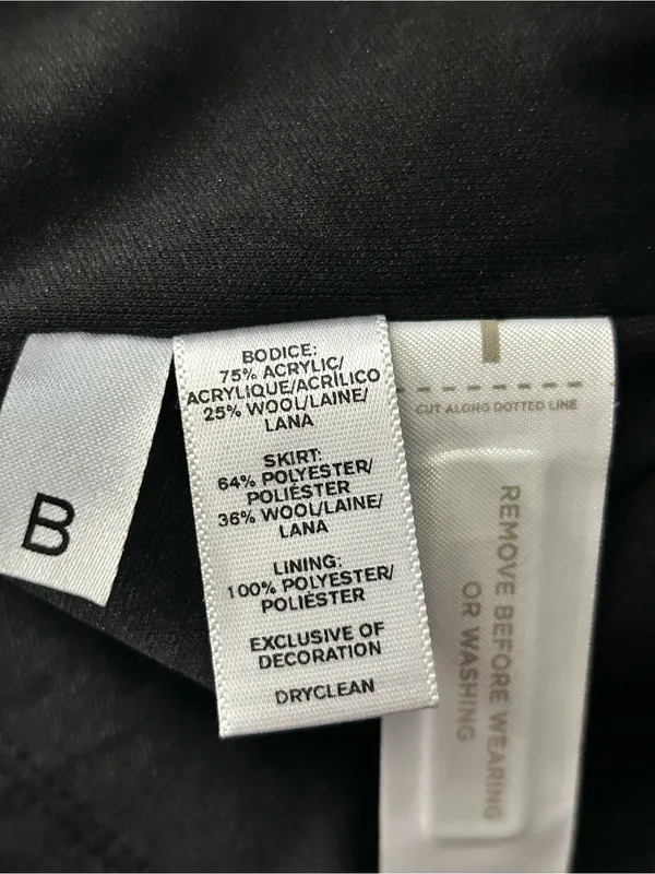 Loft Women’s Black Sequin Front Shift Dress SZ 8 NWT - Image 12