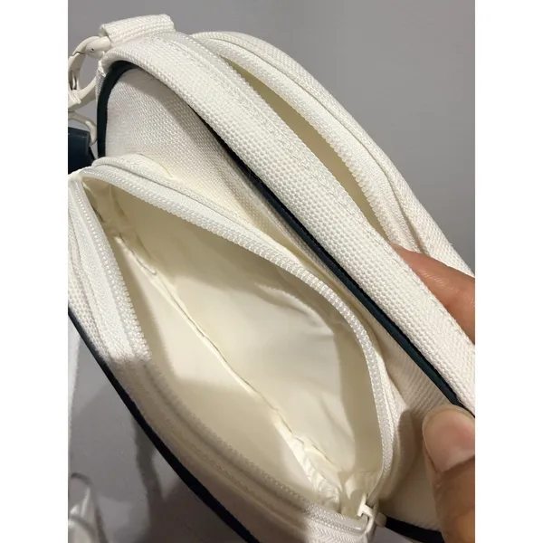 Offline by Aerie - White Blue Canvas‎ Crossbody Bag w/ Strap NWT H - Image 11
