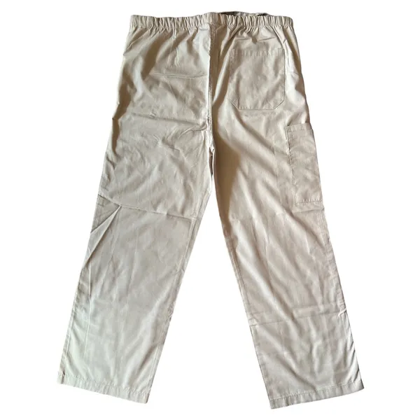 All Heart Biege Tie Waist Srubs Pants S - Image 6