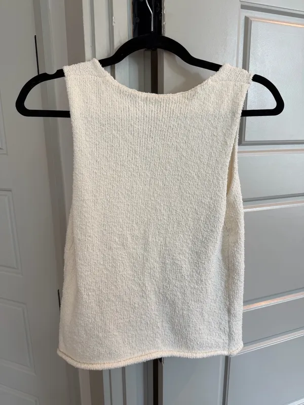 Abercrombie & Fitch Tie-Front Textured Vest - Image 7