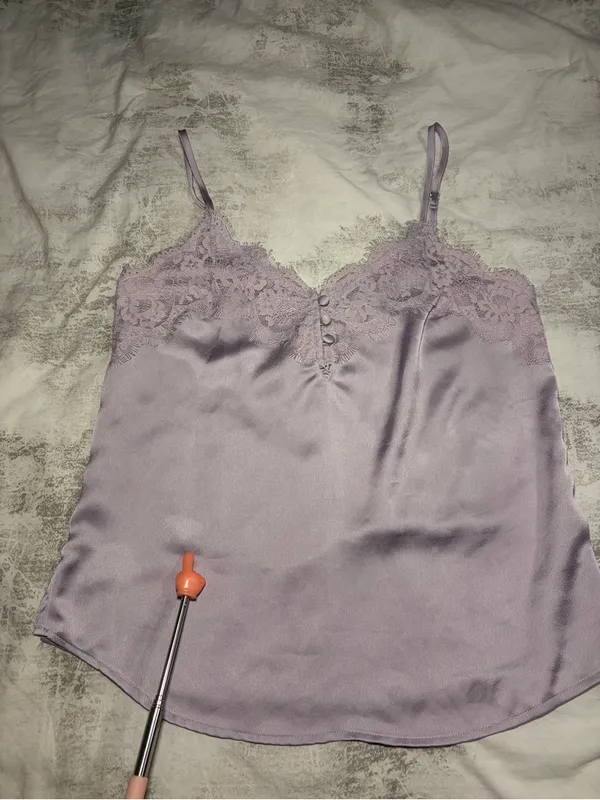 Abercrombie & Fitch Lavender Lace-Trim Cami - Image 4