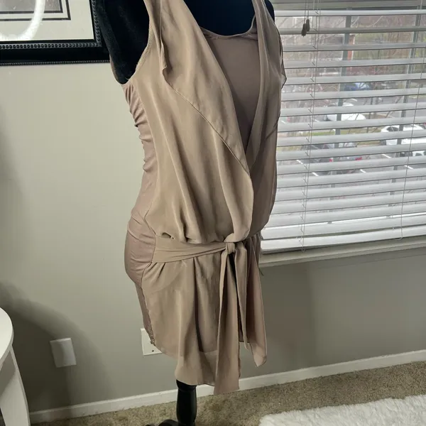 Intimissimi tank double layer tie front small‎ Tan - Image 12