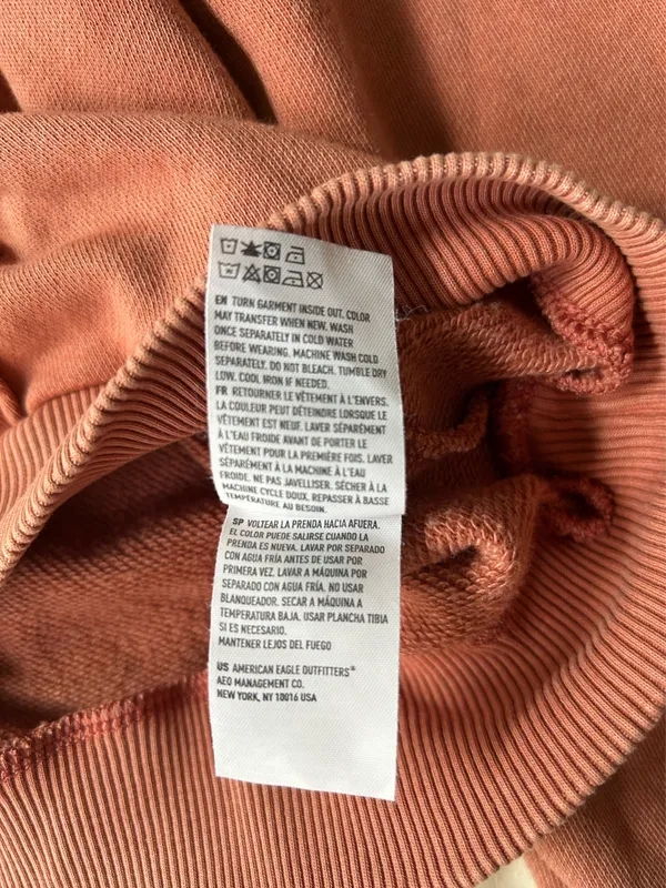 American Eagle fleece half zip up sweatshirt - Image 4