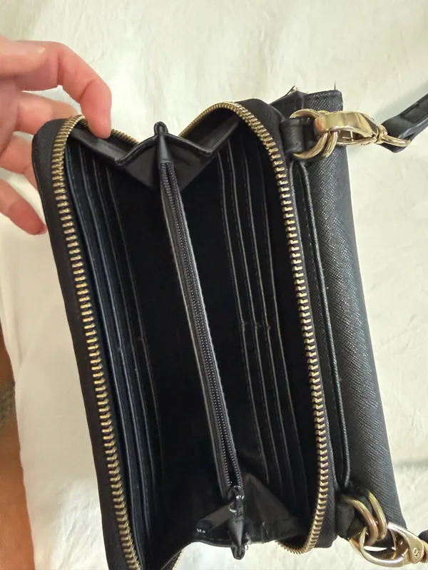 Nine West Black Crossbody Purse - Image 3