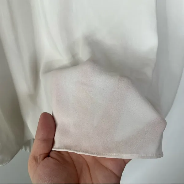 Zara Split Front White Dressy Tank Top Size Small‎ - Image 4