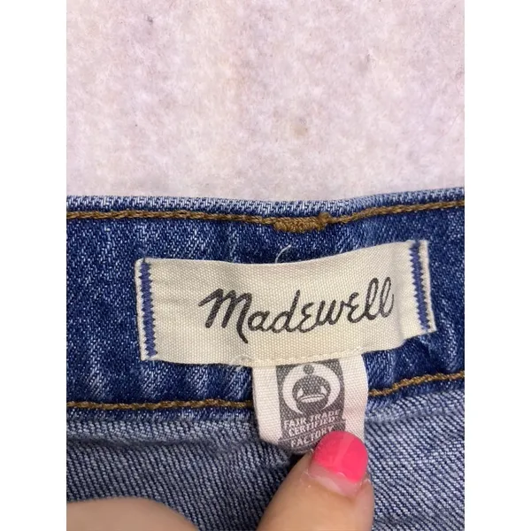 Madewell The Perfect Vintage Jean Women 27 Blue High Rise‎ Straight Leg Denim - Image 2
