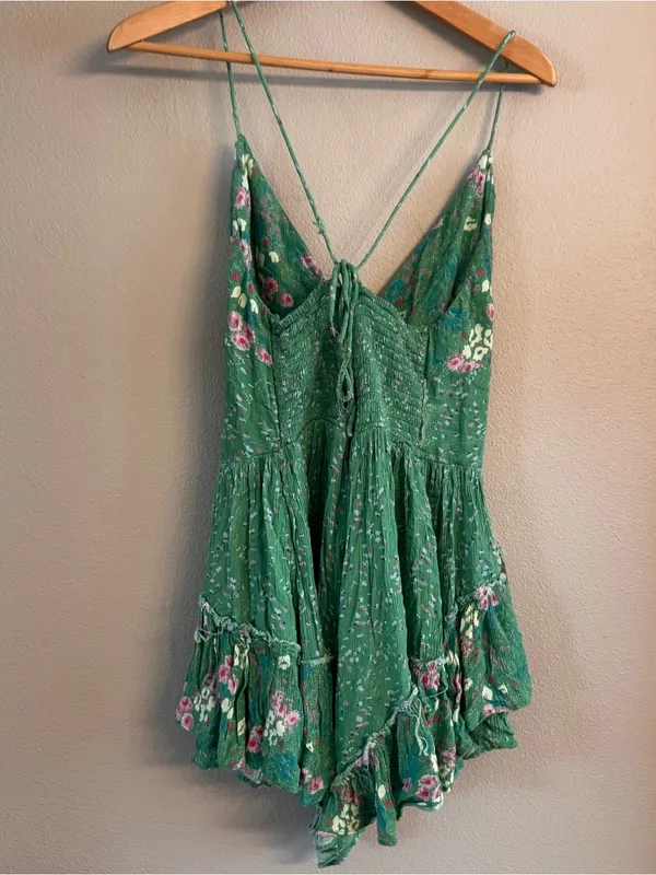 FREE PEOPLE‎ Brielle Floral Romper - Image 5