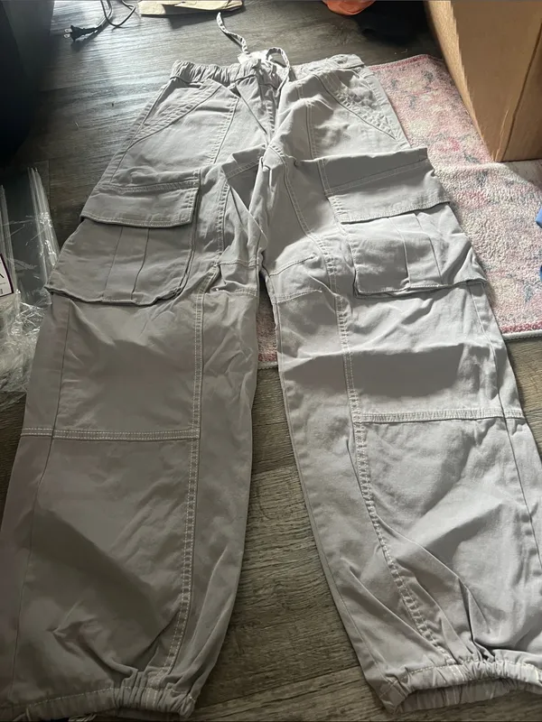 Zara utility cargo trousers size 4 - Image 3