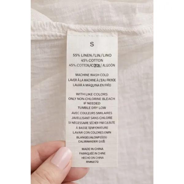 Maeve by Anthropologie‎ White Gauze Dress – Size Small - Image 9