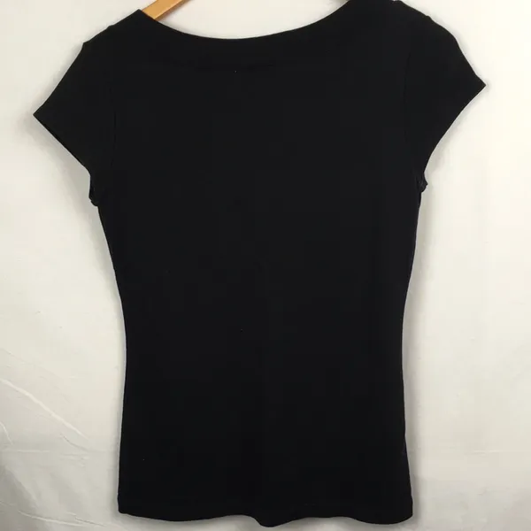 Loft| Basic Black Tee - Image 4