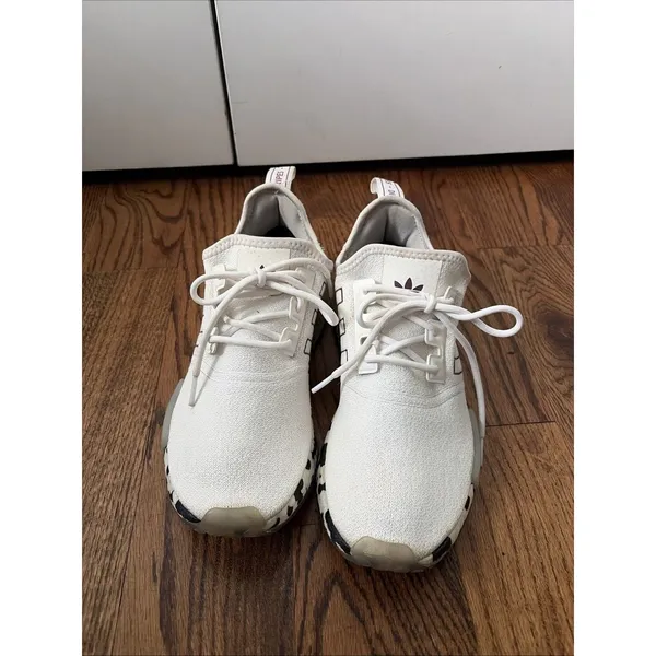 Adidas Originals NMD_R1 Color Splash Cloud White Atheltic Shoes Women’s Size 9 - Image 2