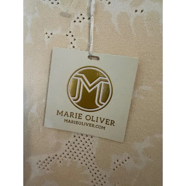 Marie‎ Oliver Melba Tank Opal Damask Jacquard Pointelle Knit Top M - Image 6