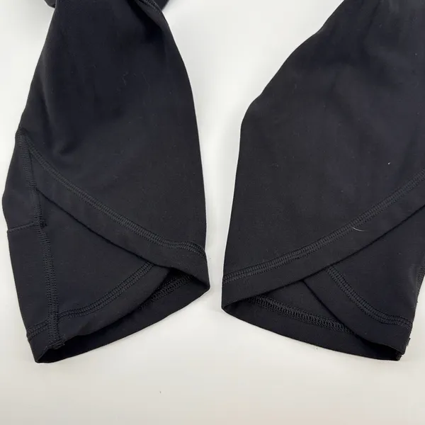 Athleta Salutation Stash Wrap Tight Black High Rise Yoga Leggings Pockets‎ Large - Image 5