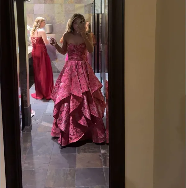 Jovani Dress Pink Prom - Image 2