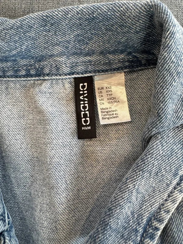 H&M Denim Top - Image 3