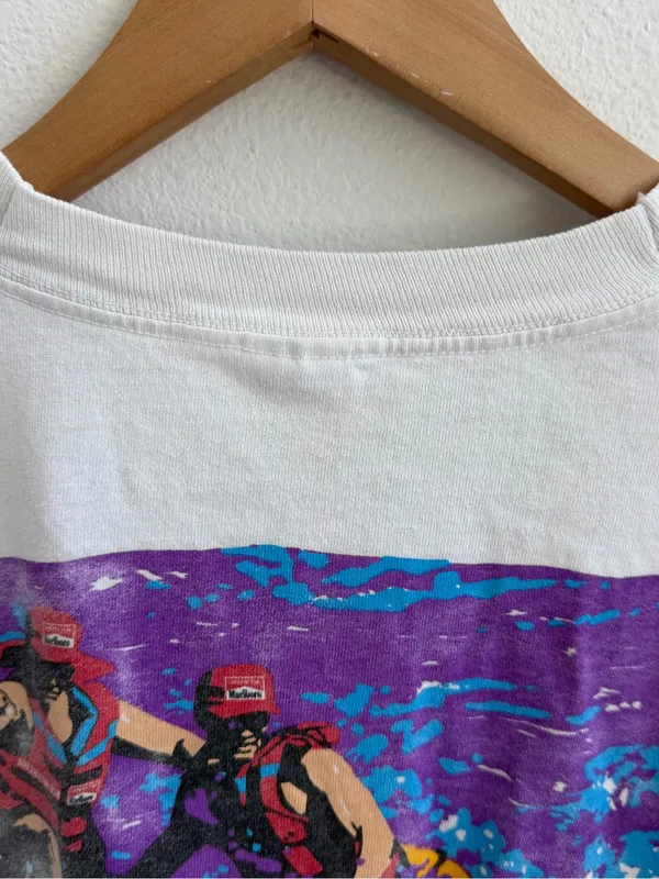 Vintage 90's Marlboro Miles Adventure Team Rafting Adult XL T-Shirt Made USA - Image 9