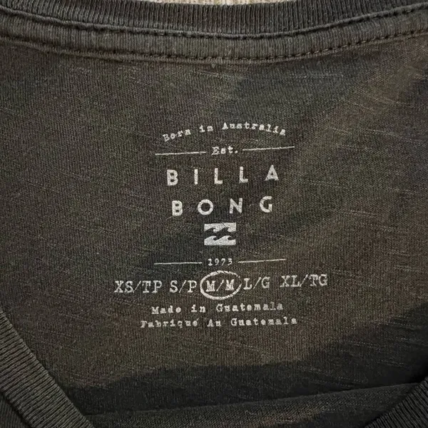 Billabong Gray Crew Neck Tee - Image 3