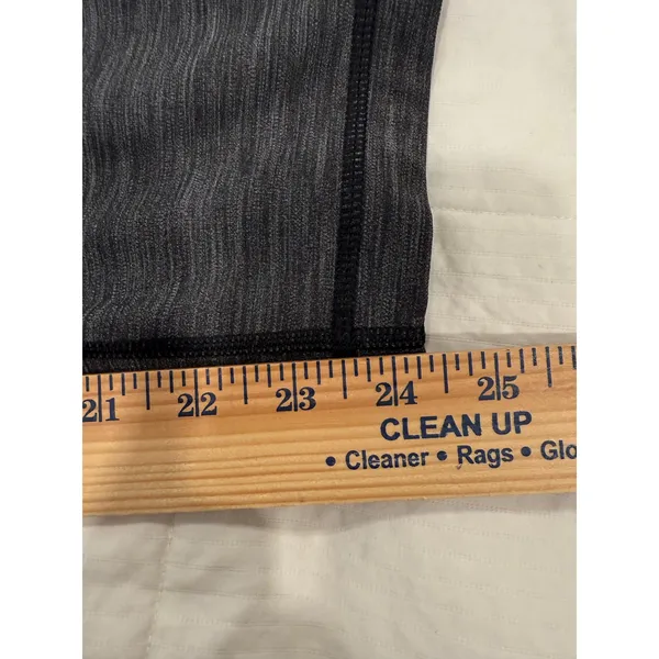 Lululemon Wunder Under High Rise Leggings Womens 6 Heather Black Athleisure - Image 7