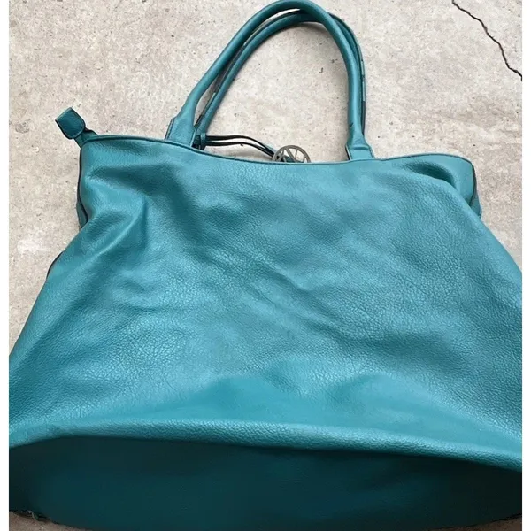 Vintage Style & Co. Sling Woven Blue Large Shoulder Bag Tote Women’s Purse - Image 9