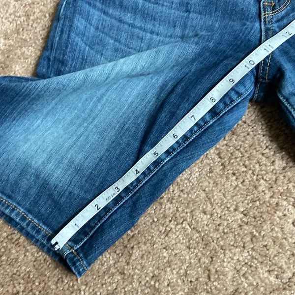 Lucky Brand The Bermuda Shorts (Sz 4/27) Dark Blue Denim Jorts Jean Shorts - Image 12
