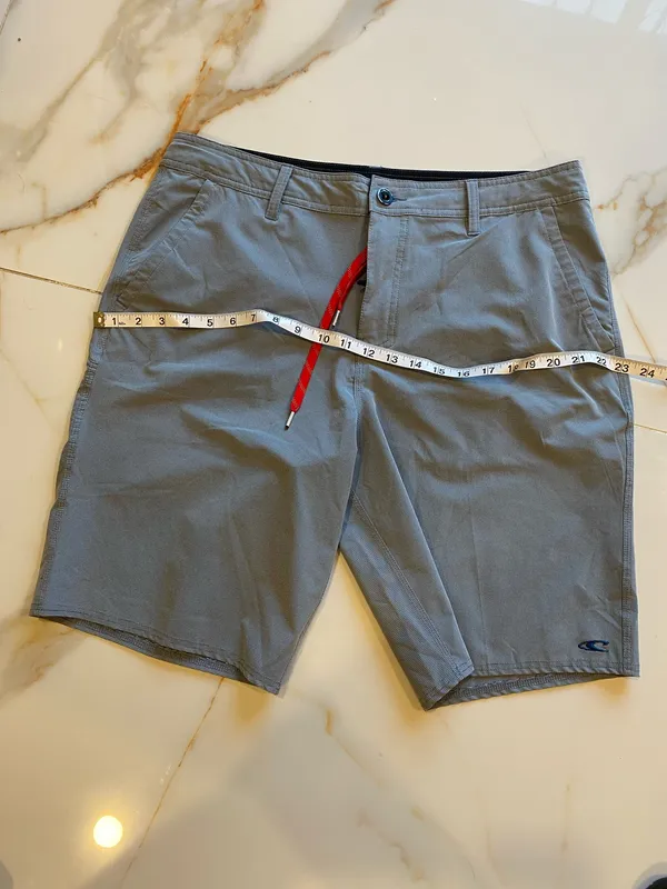 O'Neill Men's Light Blue Performance Flat-Front Shorts - Image 6