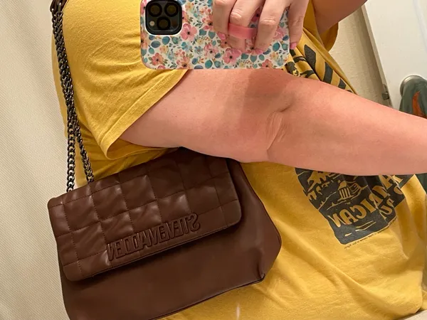 Steve Madden Quilted Crossbody Faux Leather - Image 7