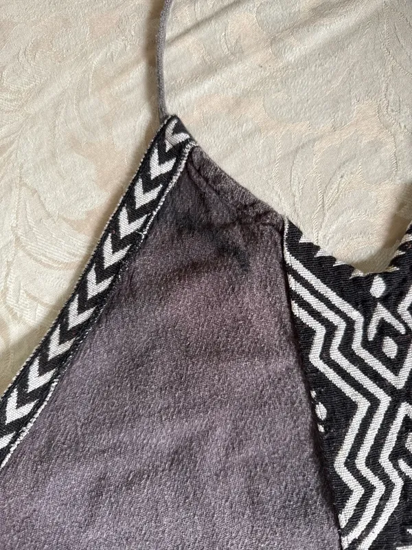 halter top Brown with cool printed on it Size M - Image 2