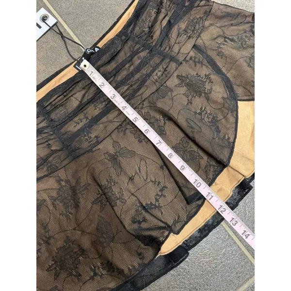 I.AM.GIA Yvette Butterfly Lace Micro Mini Skirt Black Medium NEW Y2K Festival - Image 9