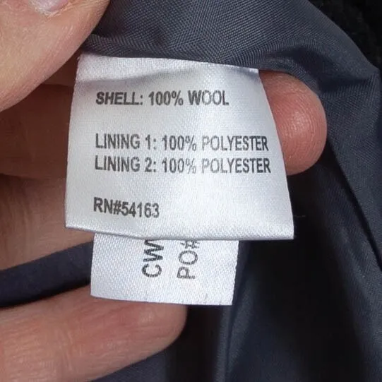 Calvin Klein Womens Wool Blend Pea Coat Jacket Size‎ 8 Gray Classic Quiet Luxury - Image 6