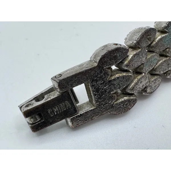 Miz Berger Women's Marcasite‎ Style Quartz Bracelet Watch Silver Tone - Image 5