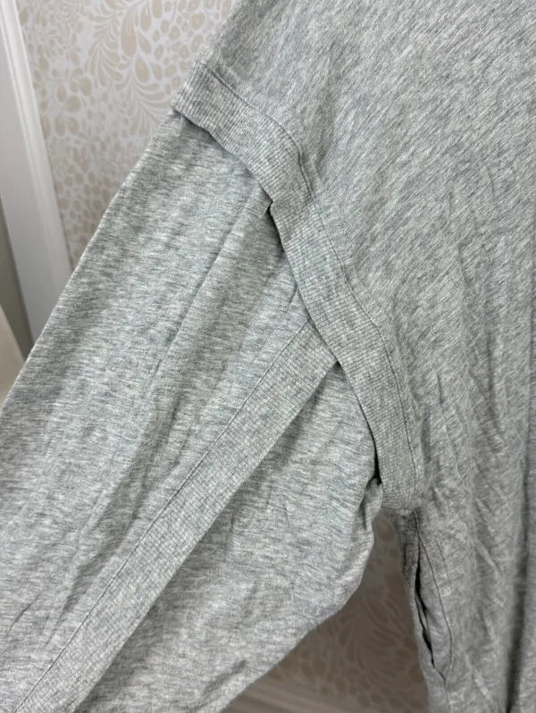 FP Movement Gray Oversized One Up Long Sleeve Shirt - Size - XS - Image 11