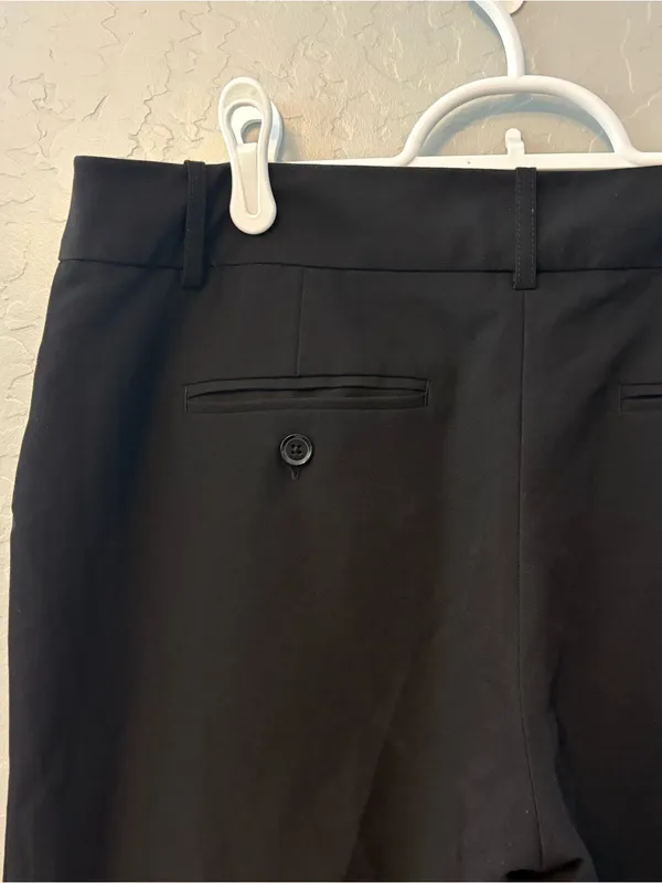 Express editor black wide leg dress pants size 6 - Image 10