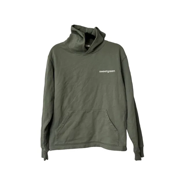 MADHAPPY x SweetGreen Green Hoodie Sweatshirt Pullover - Image 2