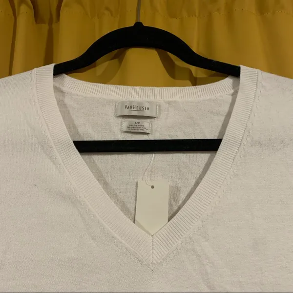 Van Heusen Cotton V-Neck Sweater - Image 3