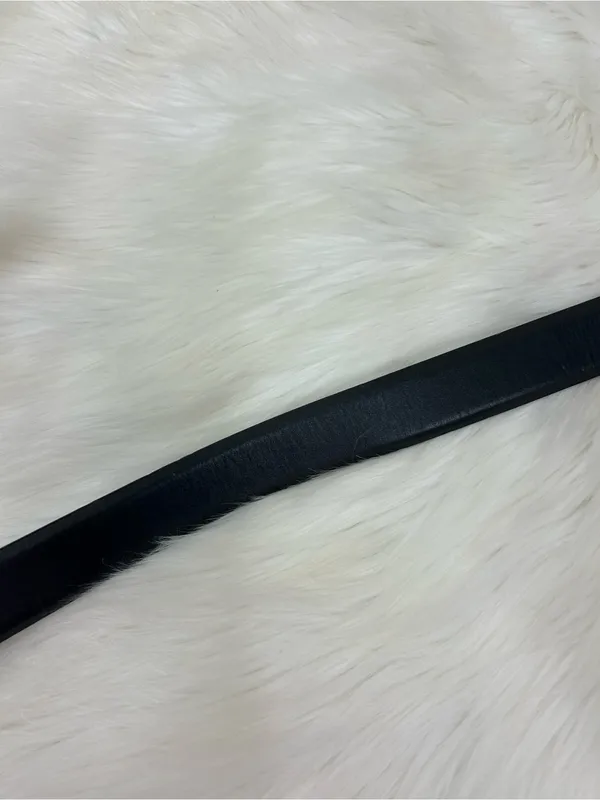 Madewell Black Leather Chunky Waist Belt - Image 9