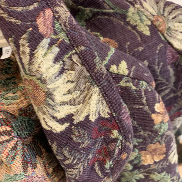 Purple Floral Blazer Size Petite Small - Image 7