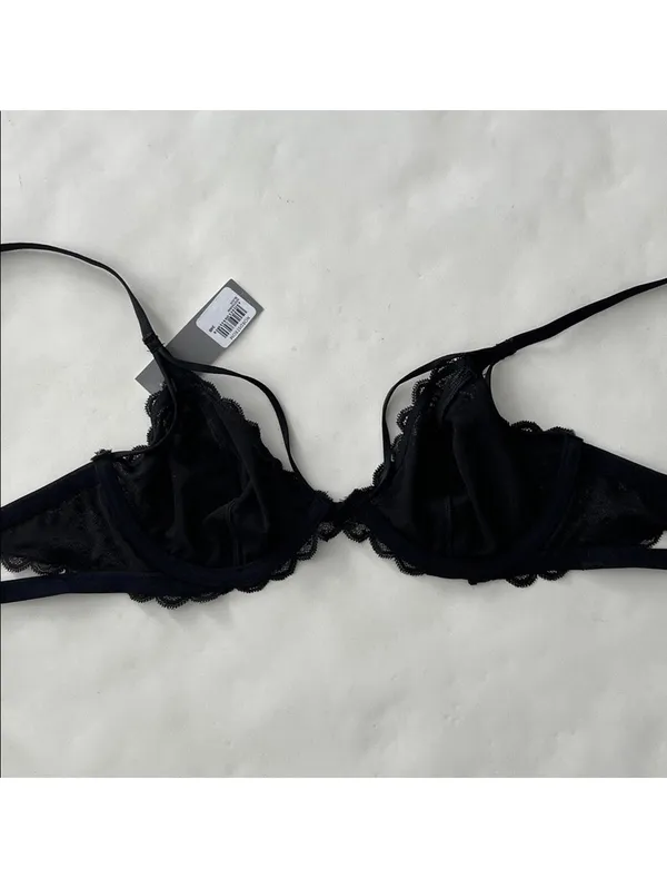 NWT Chelsea28 Cross My Heart Sexy Strappy Lace Bralette 34B - Image 3