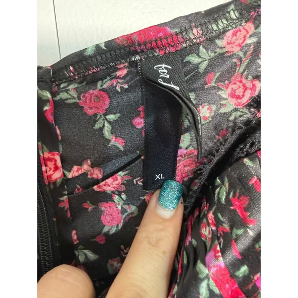 For Love and Lemons Melrose Pink Floral Ruched Mini Cocktail Dress Size XL - Image 10