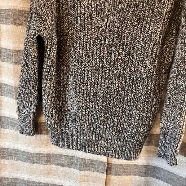 Offline By Aerie Multi Color Marled Knit Quarter Zip Pullover Size Small‎ - Image 6