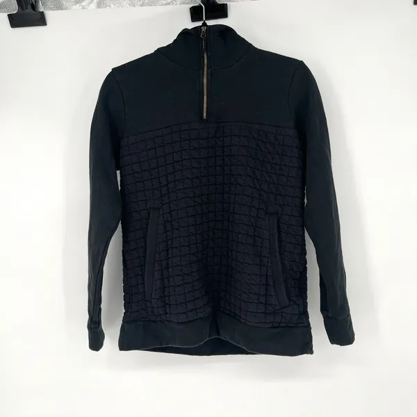 Columbia Sunday Summit Pullover Womens Medium Black Hooded 1/4 Zip Jacket - Image 10