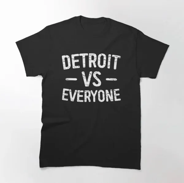 UNBRANDED Detroit Vs Everyone T Shirt - Image 8