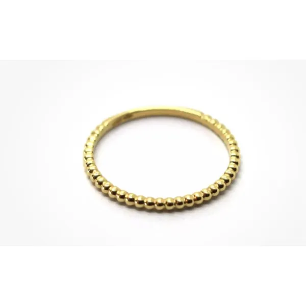 Boutique NEW Dainty 14k Gold-Plated‎ Bead Ball Ring, Jewelry, Size 7 - Image 14