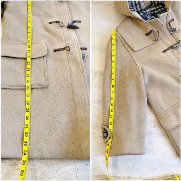 Burberry Brit classic toggle wool duffle coat EUC - Image 16