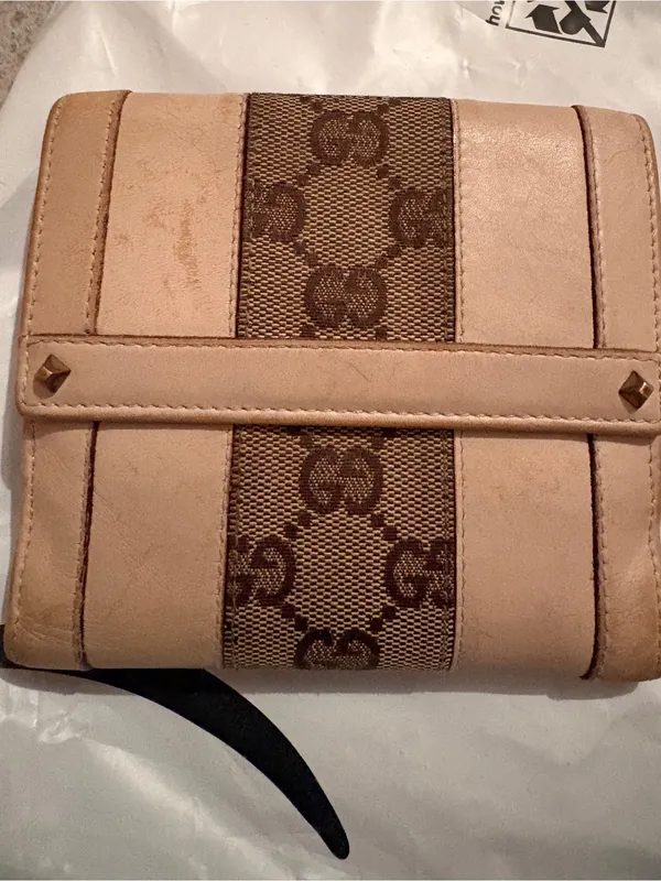vintage Gucci Web / Cherie‎ compact bifold wallet - Image 3