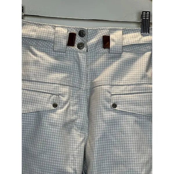 Columbia Women's Size S Gray Convert Omni Tech Houndstooth Snowboard Pants EUC - Image 7