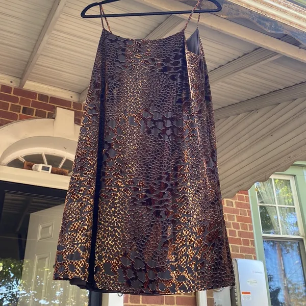 Peach Love California Animal Printed Dress - Image 13