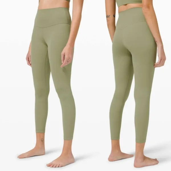 NWT Lululemon Align HR Pant 25" in‎ Rosemary Green - Image 2
